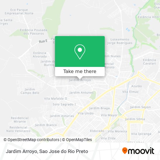 Jardim Arroyo map