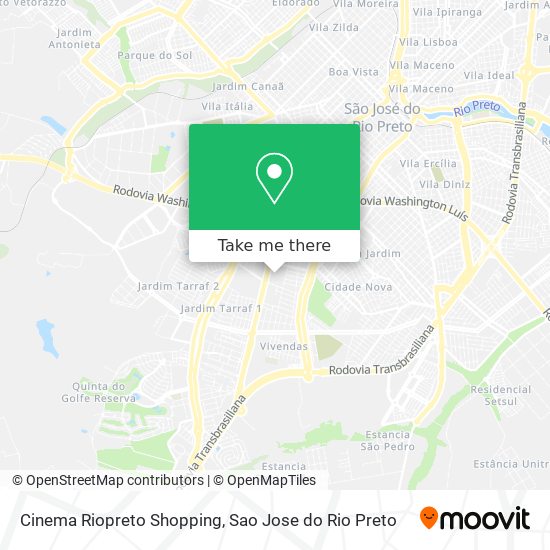 Mapa Cinema Riopreto Shopping