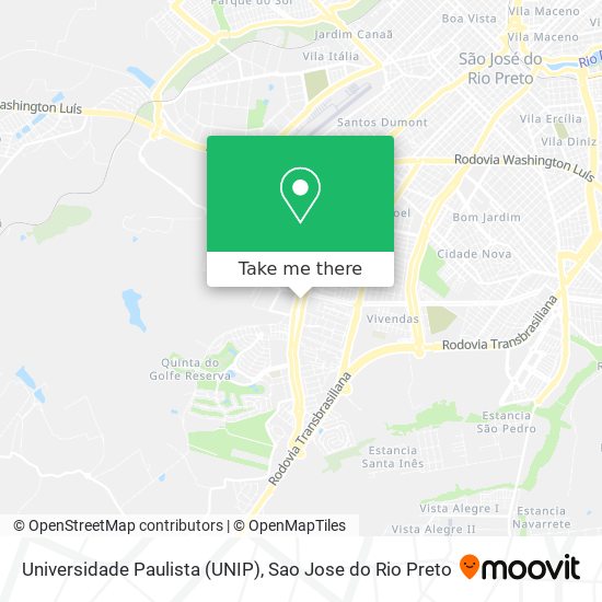 Mapa Universidade Paulista (UNIP)