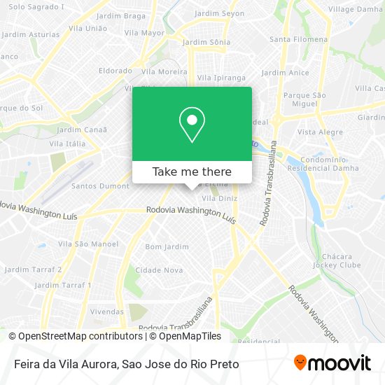 Feira da Vila Aurora map