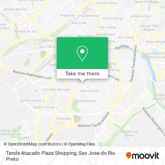 Tenda Atacado Plaza Shopping map