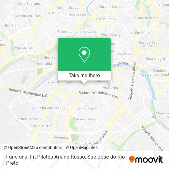 Funcional Fit Pilates Ariane Russo map