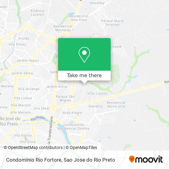 Condomínio Rio Fortore map