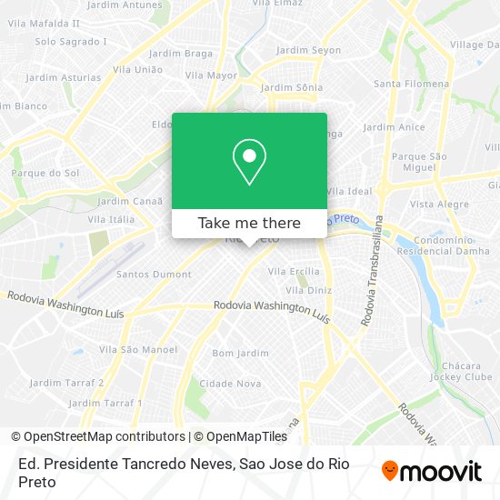 Ed. Presidente Tancredo Neves map