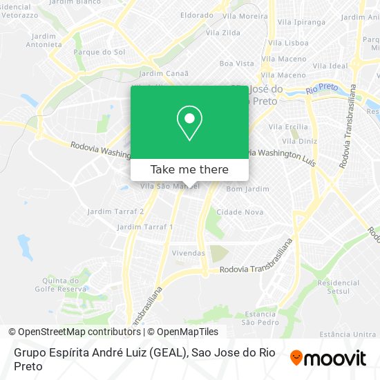 Grupo Espírita André Luiz (GEAL) map