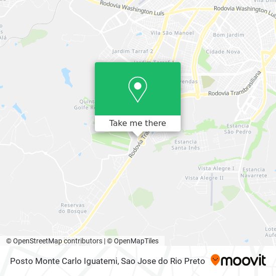 Posto Monte Carlo Iguatemi map