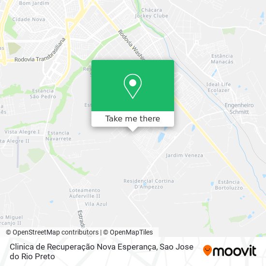 Clinica de Recuperação Nova Esperança map