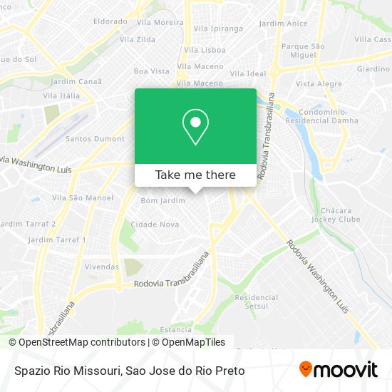 Spazio Rio Missouri map