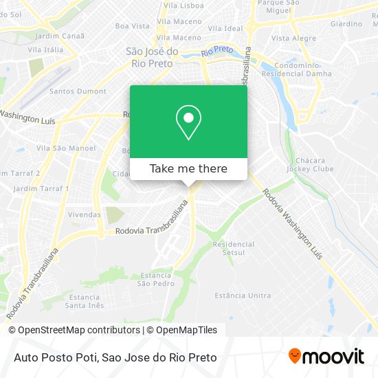Auto Posto Poti map