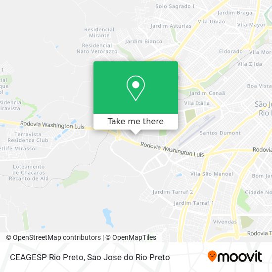CEAGESP Rio Preto map