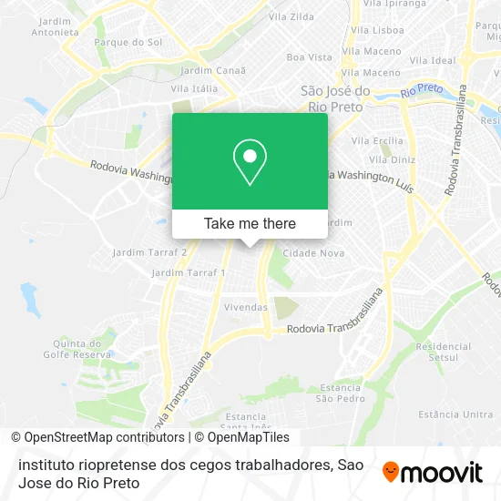 instituto riopretense dos cegos trabalhadores map