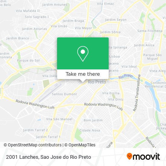 2001 Lanches map