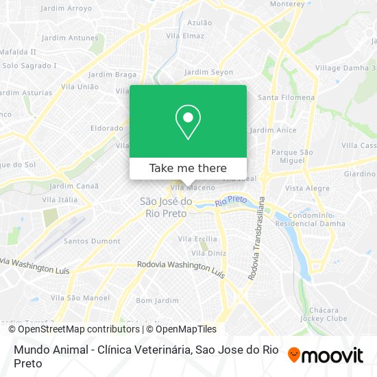 Mundo Animal - Clínica Veterinária map