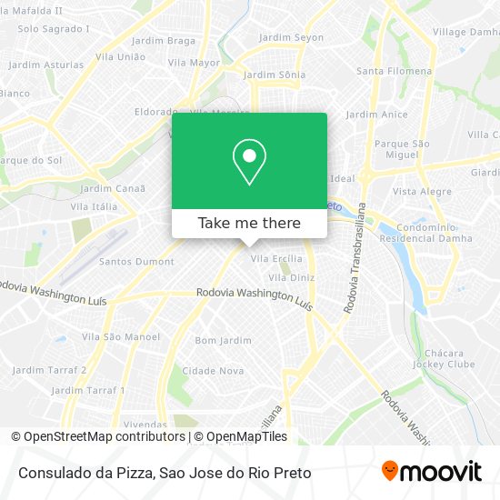 Consulado da Pizza map