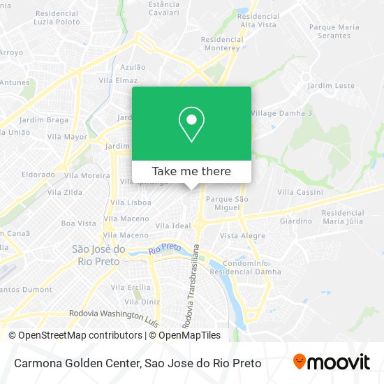 Mapa Carmona Golden Center