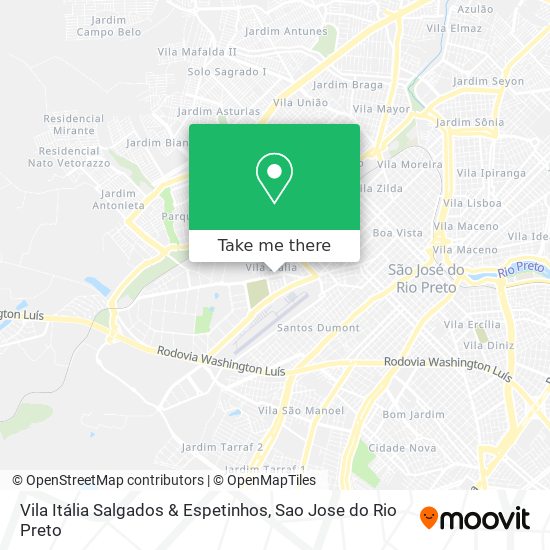 Vila Itália Salgados & Espetinhos map