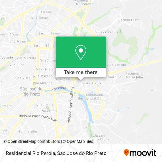 Residencial Rio Perola map