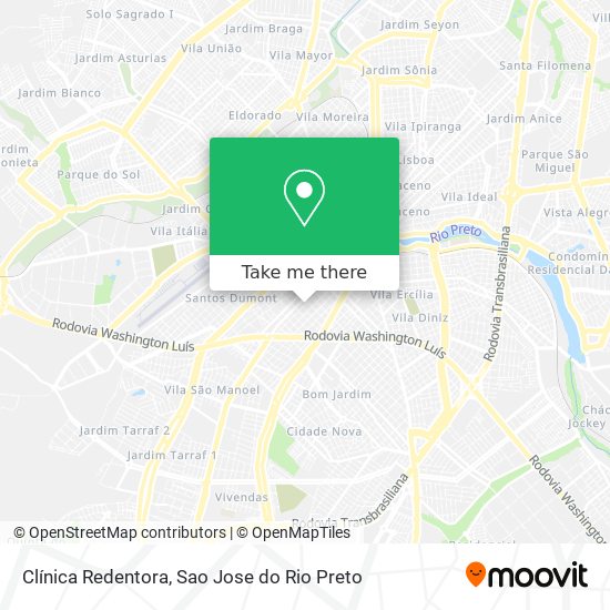 Clínica Redentora map