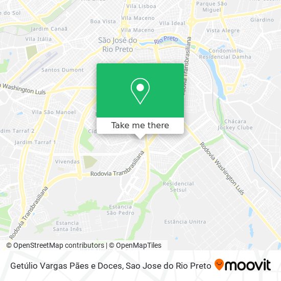 Getúlio Vargas Pães e Doces map