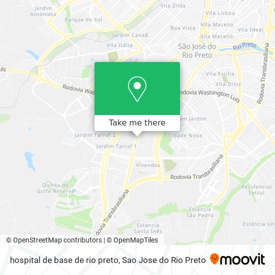 hospital de base de rio preto map