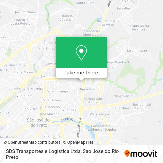 SDS Transportes e Logistica Ltda map