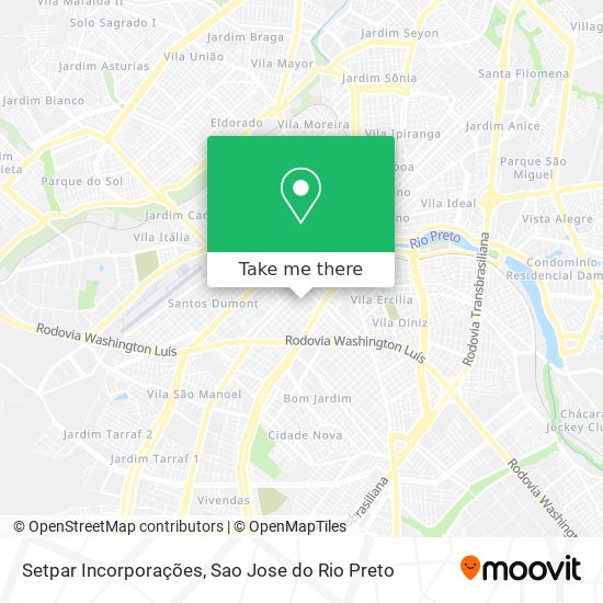 Mapa Setpar Incorporações