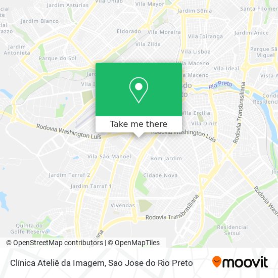 Clínica Ateliê da Imagem map