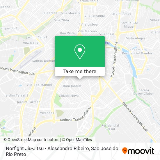 Norfight Jiu-Jitsu - Alessandro Ribeiro map