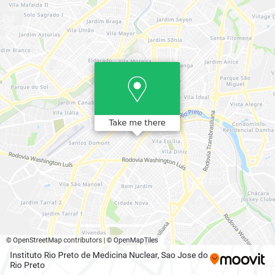 Instituto Rio Preto de Medicina Nuclear map