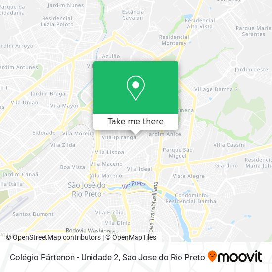 Colégio Pártenon - Unidade 2 map