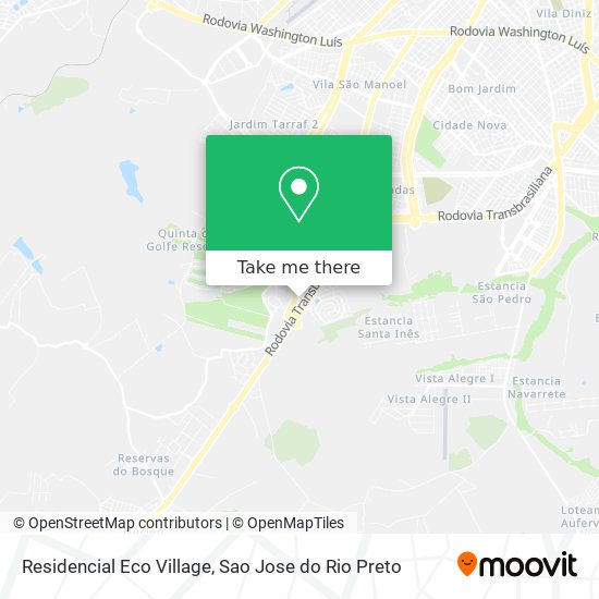 Residencial Eco Village map