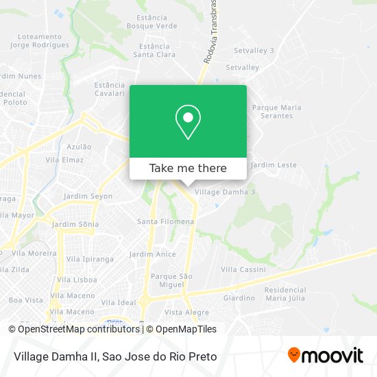 Village Damha II map