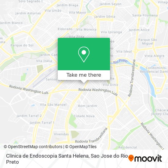 Clínica de Endoscopia Santa Helena map
