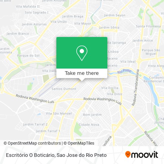 Escritório O Boticário map