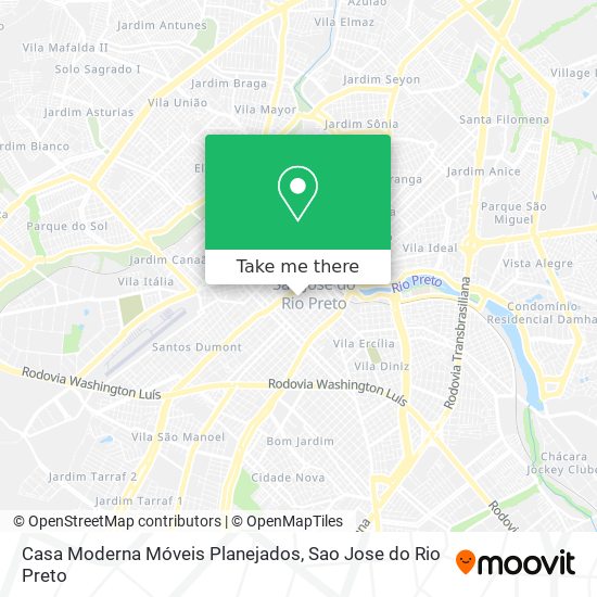 Casa Moderna Móveis Planejados map