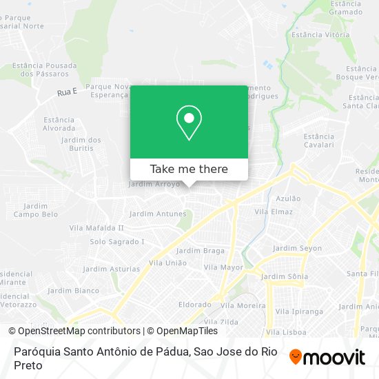 Paróquia Santo Antônio de Pádua map