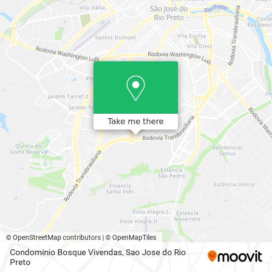 Condomínio Bosque Vivendas map