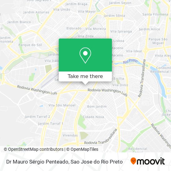 Mapa Dr Mauro Sérgio Penteado