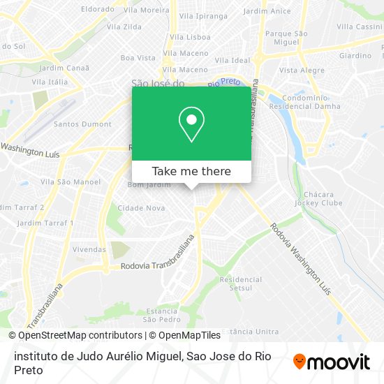 instituto de Judo Aurélio Miguel map