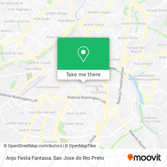 Anjo Festa Fantasia map
