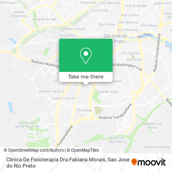 Clínica De Fisioterapia Dra Fabiana Morais map