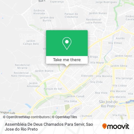 Assembléia De Deus Chamados Para Servir map