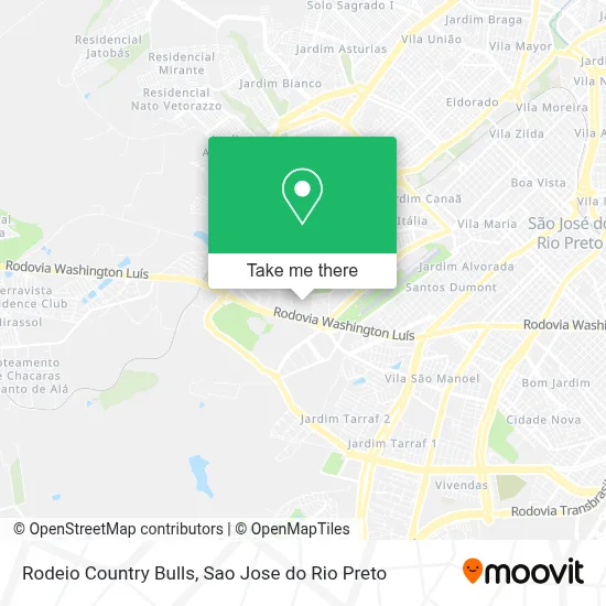 Rodeio Country Bulls map