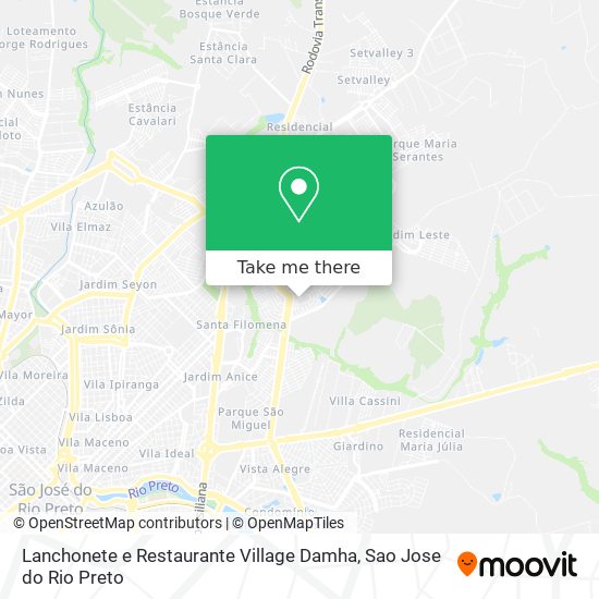 Lanchonete e Restaurante Village Damha map