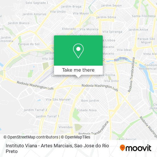 Instituto Viana - Artes Marciais map