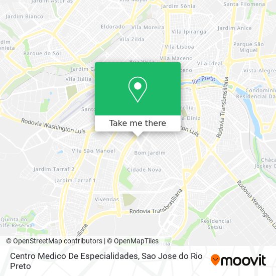 Centro Medico De Especialidades map
