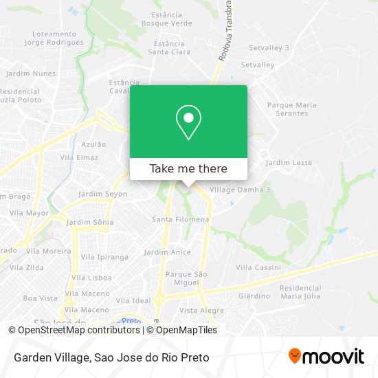 Garden Village map