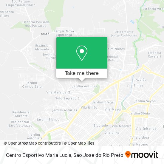 Centro Esportivo Maria Lucia map