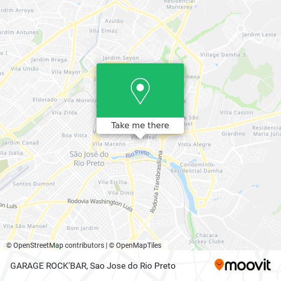 GARAGE ROCK'BAR map