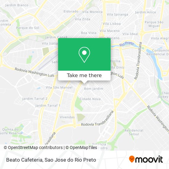 Beato Cafeteria map